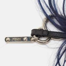 Fendi Multicolor Mink & Fox Fur QuTweet Birgami Bug Bag Charm