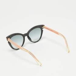Pre Owned Fendi Black Gradient FF0132 Butterfly Sunglasses