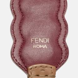 Fendi Multicolor Leather Pearl Embellished Shoulder Bag Strap