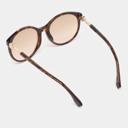 Fendi Havana Gradient FF0362/F Round Sunglasses