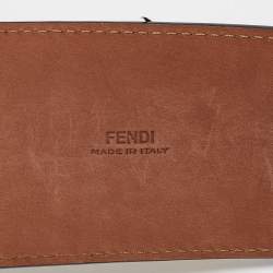 مملوكة مسبقًا Fendi Multicolor Watersnake Leather Waist Belt 85CM