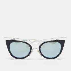 Fendi Blue/Black FF 0117/S Orchidea Cat Eye Sunglasses