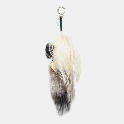 Pre Owned Fendi Karlito Fur Bag Charm