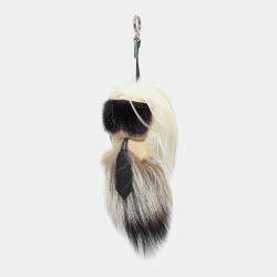 Pre Owned Fendi Karlito Fur Bag Charm