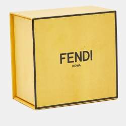 Fendi F is Fendi Gold Tone Hoop Earrings
