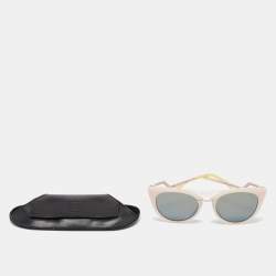Fendi Pink/Brown Mirrored FF0118/S Cat-Eye Sunglasses