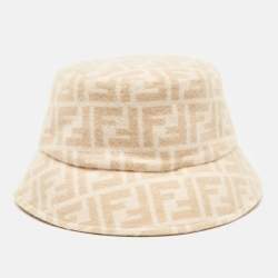 Fendi Zucca All Over Wool Bucket Hat S