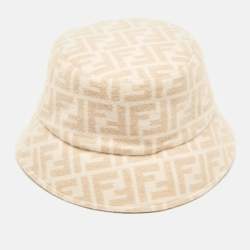 Fendi Zucca All Over Wool Bucket Hat S