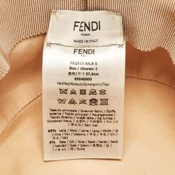 Fendi Zucca All Over Wool Bucket Hat S