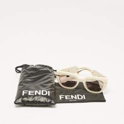 Fendi Off White FE400971 Fendigraphy Sunglasses