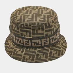 Fendi Brown Zucca Canvas Bucket Hat M
