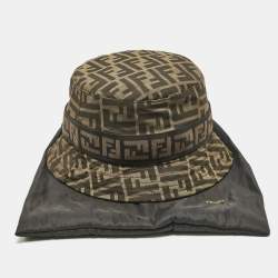 Fendi Brown Zucca Canvas Bucket Hat M