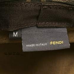 Fendi Brown Zucca Canvas Bucket Hat M