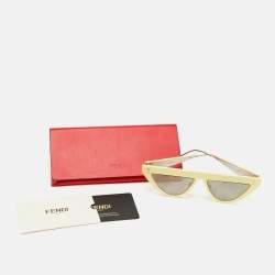 Fendi Yellow Black FF 0371/S Defender Sunglasses