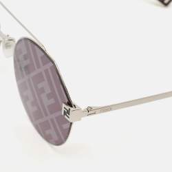 Fendi Black FF40060U FF Round Aviator Sunglasses