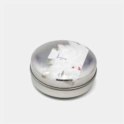 Pre Owned سوار فندي سيليريا بني جلد فضي اللون مقاس 7