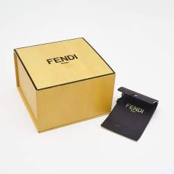 Fendi Baguette Bi-color Set of 3 Open Cuff Bracelet S