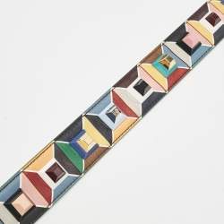 Fendi Multicolor Leather Studded Strap You Shoulder Bag Strap