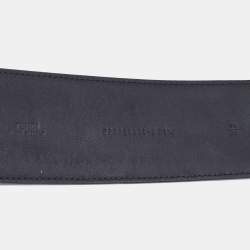 Pre Owned حزام فندي FF جلد ب بني 70 سم