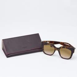Fendi FF Brown Gradient F is Fendi Square Sunglasses
