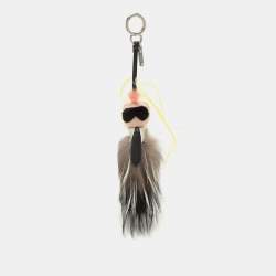 Fendi Multicolor Fur Mini Karlito Bag Charm