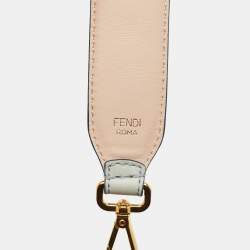 Fendi Blue Leather Multicolor Studded Strap You Shoulder Bag Strap