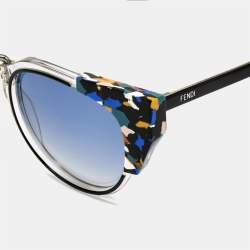 Fendi Blue Gradient FF 0074/S Cat Eye Sunglasses