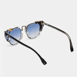 Fendi Blue Gradient FF 0074/S Cat Eye Sunglasses