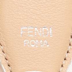 Fendi Multicolor Mink Fur and Leather Pompoms Strap You Bag Strap
