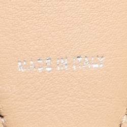 Fendi Multicolor Mink Fur and Leather Pompoms Strap You Bag Strap