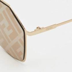 Fendi Brown Zucca FFM0022/S Square Sunglasses