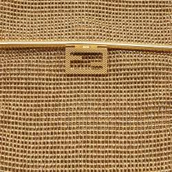 Fendi x Chaos Gold Tone Metal iPhone Case