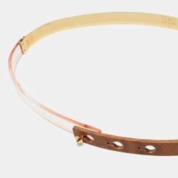 Fendi Multicolor Plastic and Wood Waist Belt L