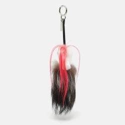 Fendi Multicolor Fur and Leather Karlito Bag Charm