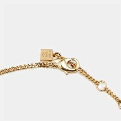 Fendi Blossom Resin Gold Tone Necklace
