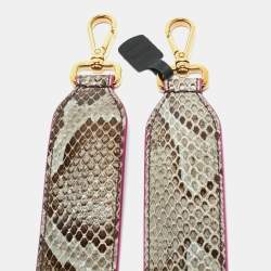Fendi Multicolor Python Strap You Shoulder Bag Strap