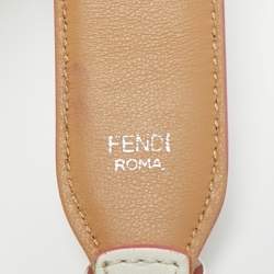 Pre Owned Fendi Multicolor Leather Studded Strap You Shoulder Bag Strap