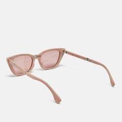 Pre Owned Fendi Old Rose FE40089I Folding Cat Eye Sunglasses