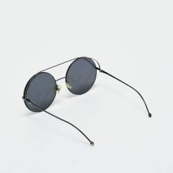 مملوكة مسبقًا Fendi Black FF0285/S Round Sunglasses