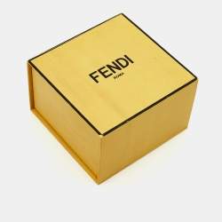 Pre Owned Fendi F is Fendi Gold Tone Bracelet