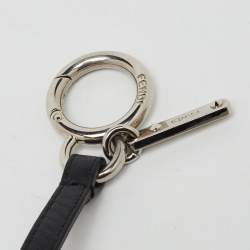 Pre Owned Fendi Multicolor Fur and Leather Karlito Bag Charm