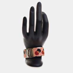 Pre Owned Fendi Enamel Fendista Bangle