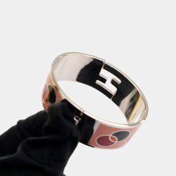 Pre Owned Fendi Enamel Fendista Bangle