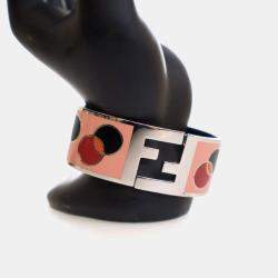 Pre Owned Fendi Enamel Fendista Bangle