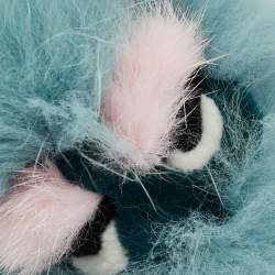 Pre Owned Fendi Multicolor Fox Fur Lagoon Bug Bag Charm