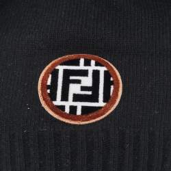 Pre Owned قبعة فيندي سوداء زوكا بأبليك مقاس واحد