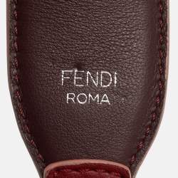 Pre Owned Fendi Flowerland Strap You Tricolor Leather Shoulder Bag Strap