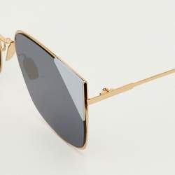 مملوكة مسبقًا Fendi Blue/Gold Tone FF0191S Cat Eye Sunglasses