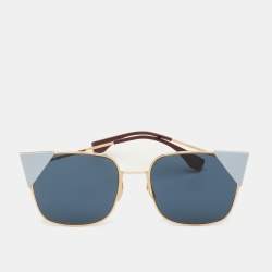 مملوكة مسبقًا Fendi Blue/Gold Tone FF0191S Cat Eye Sunglasses