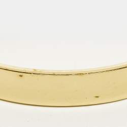 مملوكة مسبقًا سوار فندي إف إز فندي بحبيبات كريستال بلون ذهبي مقاس متوسط (ميديوم)